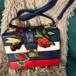 patchwork/ embroidered bag